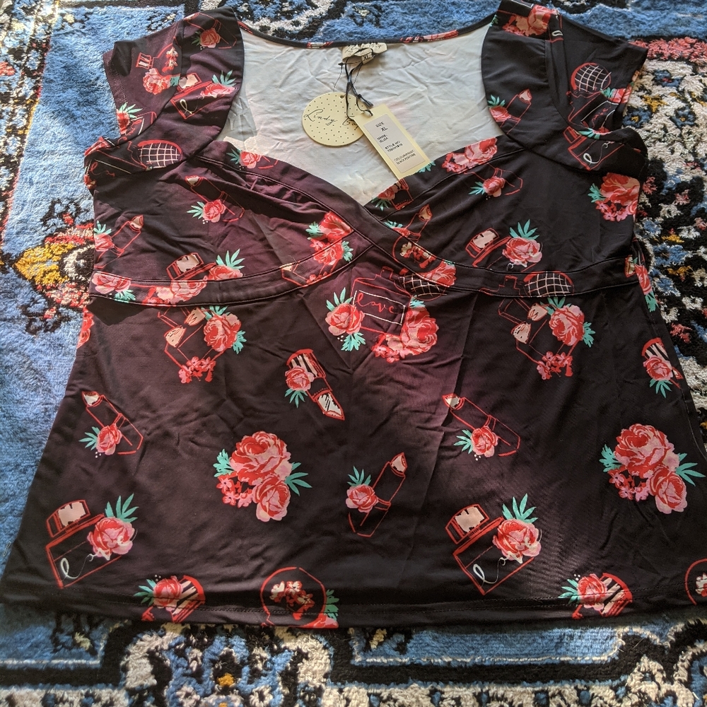 Lindy bop sweetheart shirt sz xl